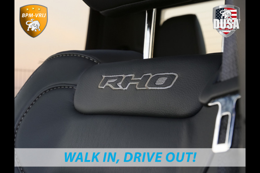 Dodge Ram | RHO | 3.0L Twin-Turbo I6 | 4x4 | Crew Cab TWIN-TURBO HIGH OUTPUT | Panoramadak | 14,4-inch Touchscreen | Passenger Display | Getoonde accessoires zijn verkrijgbaar tegen meerprijs