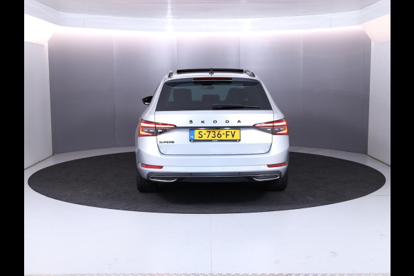Škoda Superb Combi 1.5 TSI ACT Sportline Business 150 pk Automaat (DSG) | Navigatie | Panoramadak | Parkeersensoren | Achteruitrijcamera | Adaptieve cruise control | Stoelverwarming V+A |