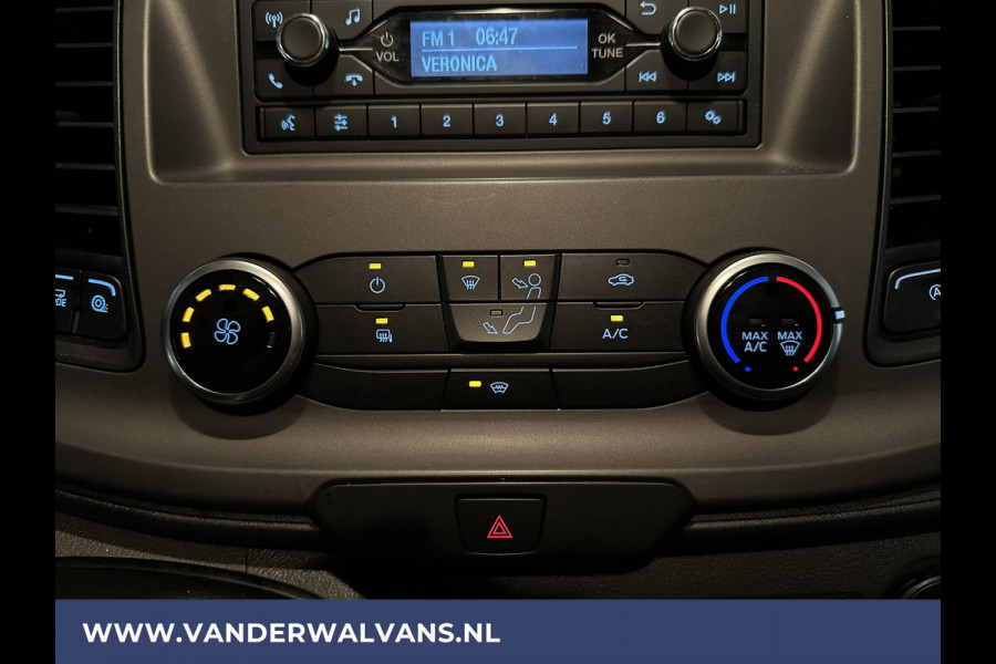 Ford Transit Custom 2.0 TDCI 130 pk L2H1 Euro6 Airco | LED | Cruisecontrol | Verwarmde voorruit | Parkeersensoren Bijrijdersbank, 2800kg trekvermogen