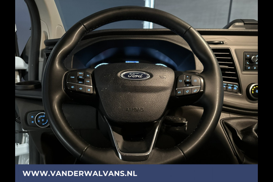 Ford Transit Custom 2.0 TDCI 130 pk L2H1 Euro6 Airco | LED | Cruisecontrol | Verwarmde voorruit | Parkeersensoren Bijrijdersbank, 2800kg trekvermogen