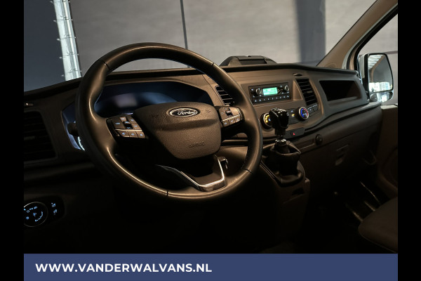 Ford Transit Custom 2.0 TDCI 130 pk L2H1 Euro6 Airco | LED | Cruisecontrol | Verwarmde voorruit | Parkeersensoren Bijrijdersbank, 2800kg trekvermogen