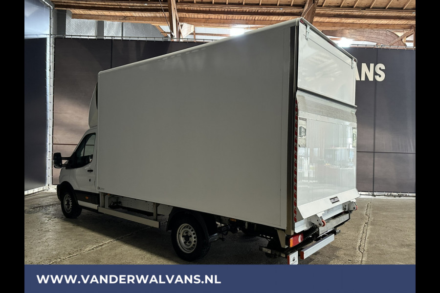 Ford Transit 2.0 TDCI 130pk Bakwagen 233cm Hoog Laadklep Zijdeur 1049kg laadvermogen Euro6 Airco | LAT OM LAT Bijrijdersbank