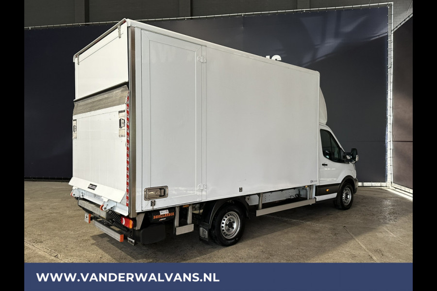Ford Transit 2.0 TDCI 130pk Bakwagen 233cm Hoog Laadklep Zijdeur 1049kg laadvermogen Euro6 Airco | LAT OM LAT Bijrijdersbank