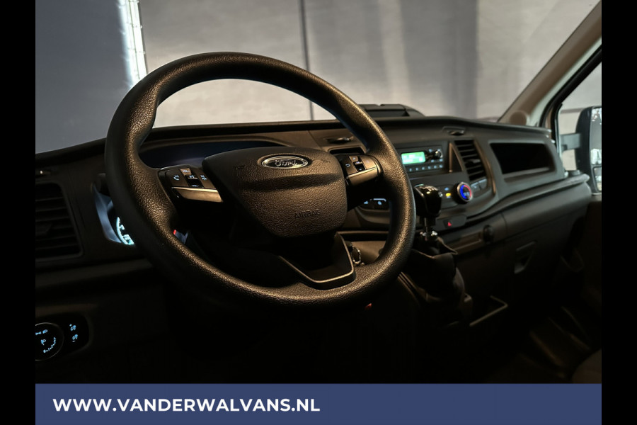 Ford Transit 2.0 TDCI 130pk Bakwagen 233cm Hoog Laadklep Zijdeur 1049kg laadvermogen Euro6 Airco | LAT OM LAT Bijrijdersbank