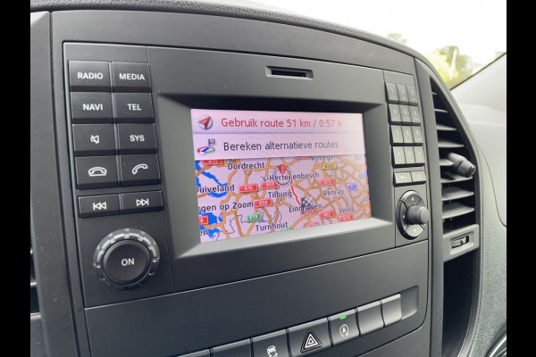 Mercedes-Benz Vito 114 CDI E6 Automaat Lang BPM Vrij! Lease €398 p/m, Airco, Navi+Camera, PDC V+A, Aluca inrichting, 2 schuifdeuren, Onderhoudshistorie aanwezig