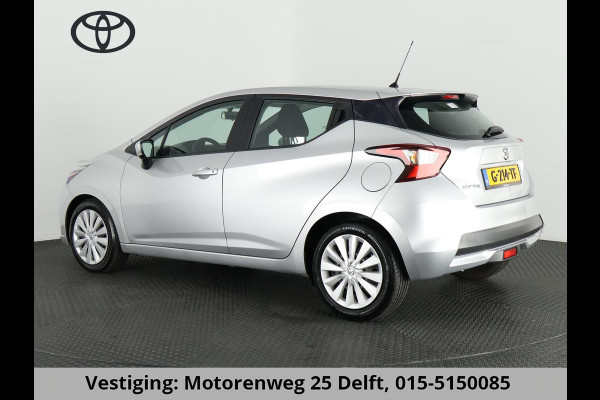 Nissan Micra 1.0 IG-T ACENTA SILVERLINE 100% OH. CLOUD NAVIGATIE. GARANTIE TOT 11-2029*