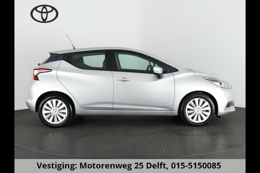 Nissan Micra 1.0 IG-T ACENTA SILVERLINE 100% OH. CLOUD NAVIGATIE. GARANTIE TOT 11-2029*