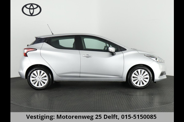 Nissan Micra 1.0 IG-T ACENTA SILVERLINE 100% OH. CLOUD NAVIGATIE. GARANTIE TOT 11-2029*