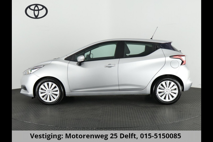 Nissan Micra 1.0 IG-T ACENTA SILVERLINE 100% OH. CLOUD NAVIGATIE. GARANTIE TOT 11-2029*