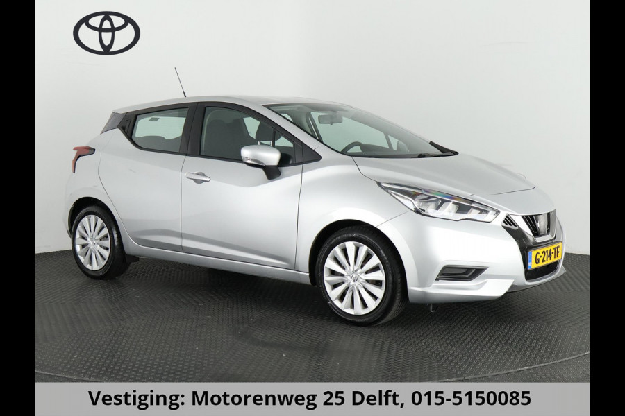 Nissan Micra 1.0 IG-T ACENTA SILVERLINE 100% OH. CLOUD NAVIGATIE. GARANTIE TOT 11-2029*