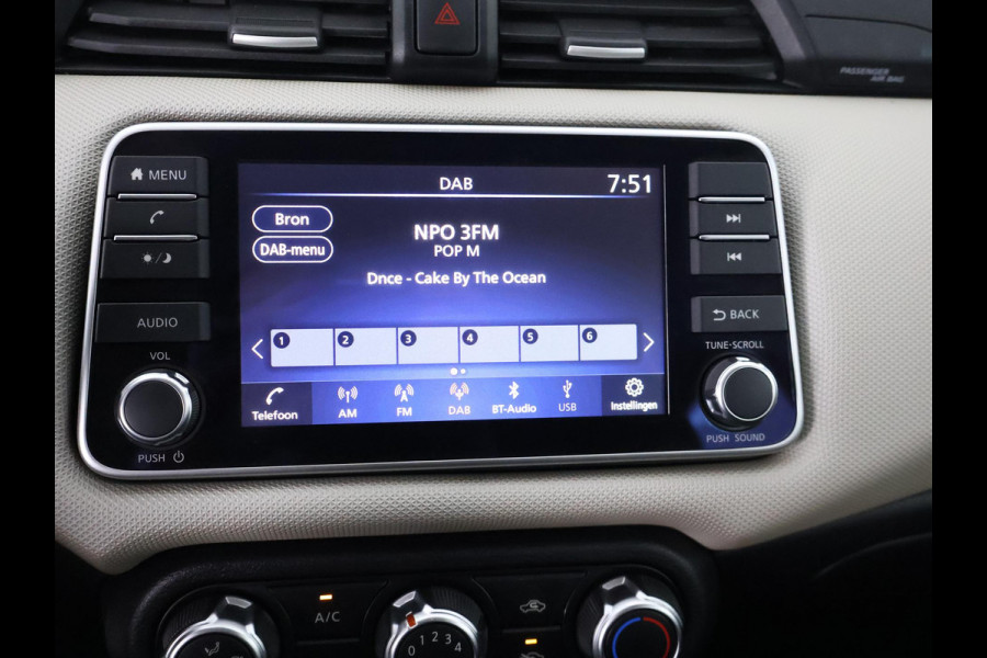 Nissan Micra 1.0 IG-T ACENTA SILVERLINE 100% OH. CLOUD NAVIGATIE. GARANTIE TOT 11-2029*