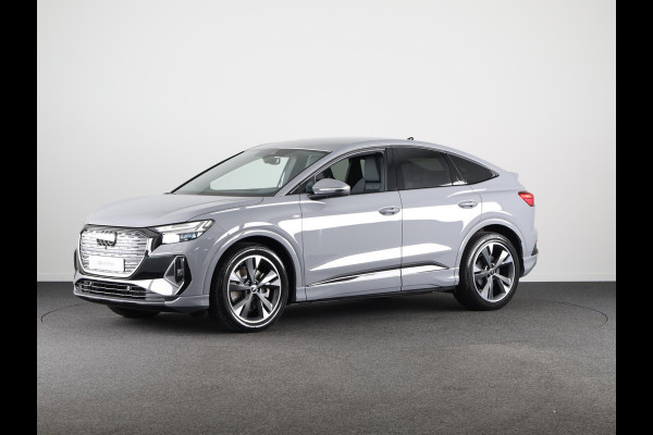 Audi Q4 Sportback e-tron S edition e-tron 45 82 kWh 210 kW / 286 PK Sportba Comfortpakket, adpative cruise control, achteruitrijcamera, optiek pakket zwart plus