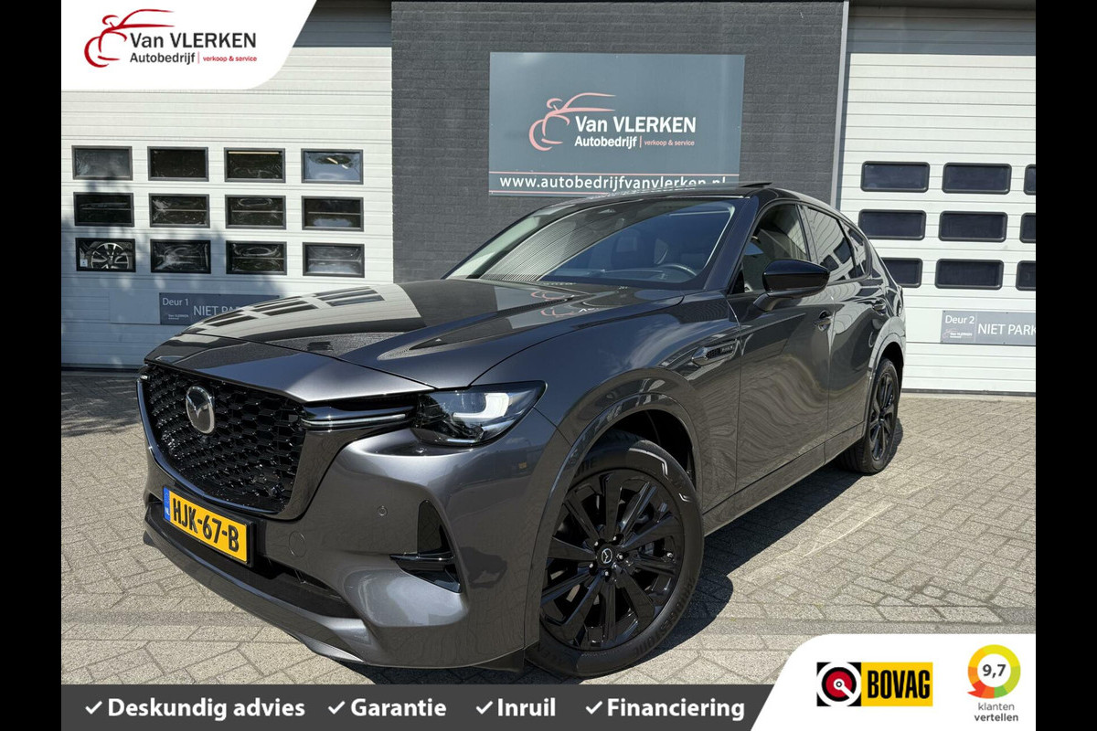 Mazda CX-60 2.5 e-SkyActiv PHEV PANORAMADAK LEER HEAD UP Mazda CX-60 2.5 e-SkyActiv PHEV PANORAMADAK LEER HEAD UP