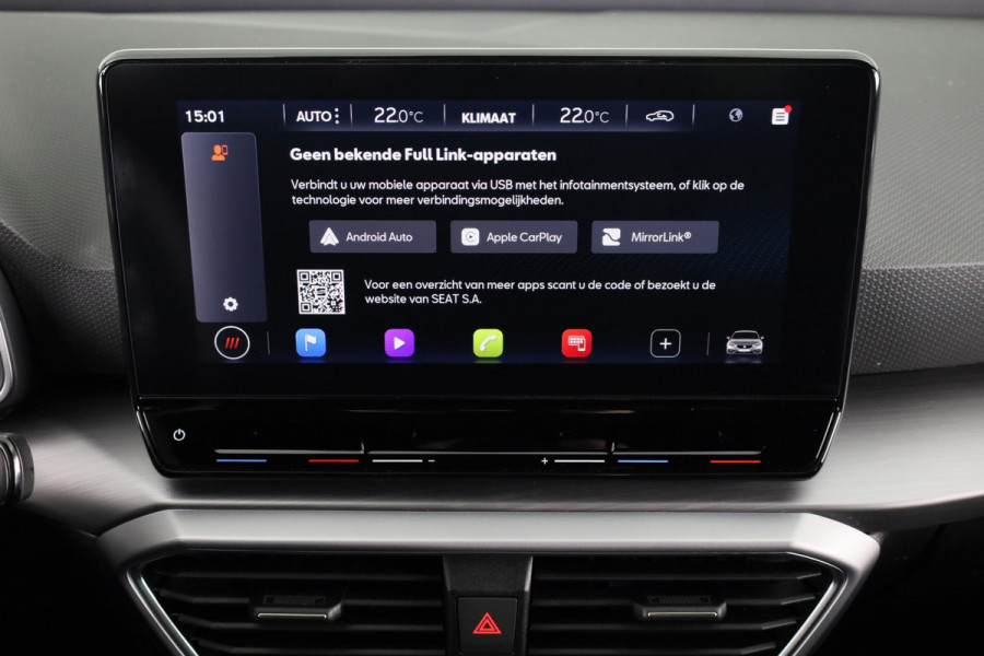 Seat Leon FR Business Intense 1.5 eTSI 150pk | Navigatie | 18 inch Lichtmetalen velgen | Parkeercamera