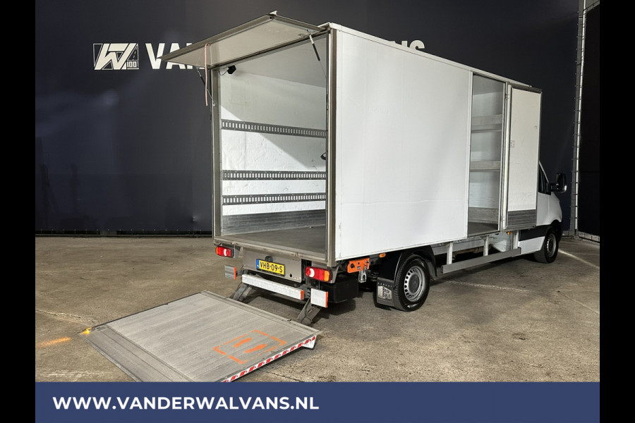Mercedes-Benz Sprinter 314 CDI Bakwagen 4.4m lang Laadklep Zijdeur 1025kg Laadvermogen Euro6 Airco | Camera Apple carplay, Android auto