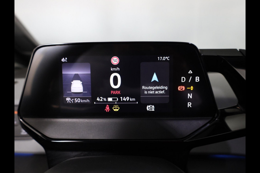 Volkswagen ID.3 Pro 58 kWh 204 pk | Navigatie | Parkeersensoren (Park assist) | Achteruitrijcamera | Adaptieve cruise control | Stoelverwarming |