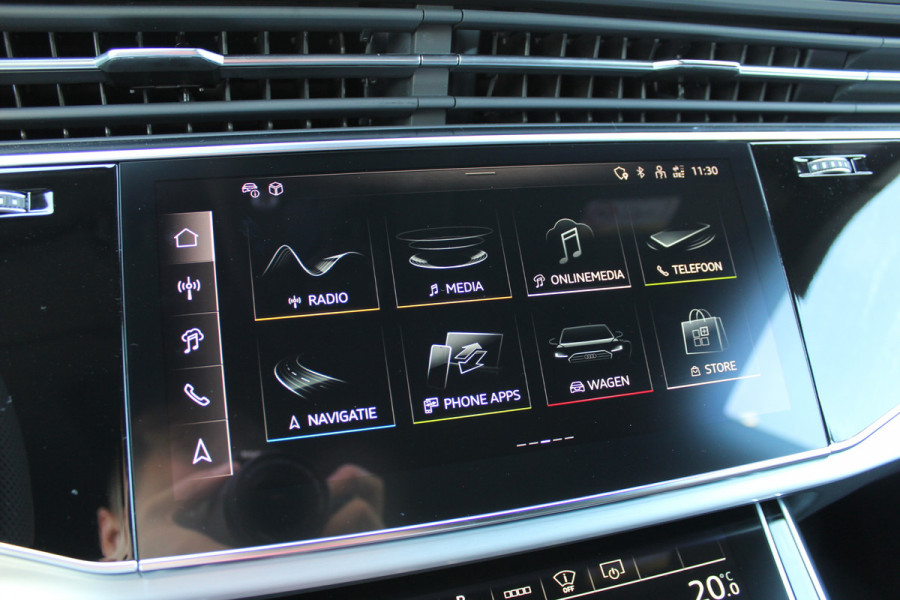 Audi Q8 60 TFSI e quattro Pro Line S Competition | Panoramadak | Massage | 23'' | Vierwielbesturing | Trekhaak | Koeling | OLED