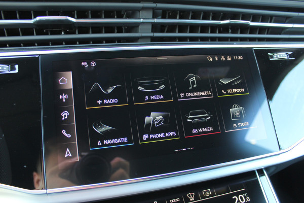 Audi Q8 60 TFSI e quattro Pro Line S Competition | Panoramadak | Massage | 23'' | Vierwielbesturing | Trekhaak | Koeling | OLED