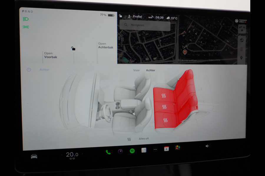 Tesla Model Y 514PK Long Range AWD Trekhaak 75kWh Warmtepomp Full-Self-Driving Computer 3 Leder  19" GSM-Sleutel Stoelverw.- V+A+Stuur+Voorrui Keyless PDC-a+v Elek.Achterklep Lmv Led Standkachel 4WD LR 1e Eigenaar, origineel Nederlands Geleverd, Trekvermogen-1600KG Accu-Garantie t/m sept-2031
