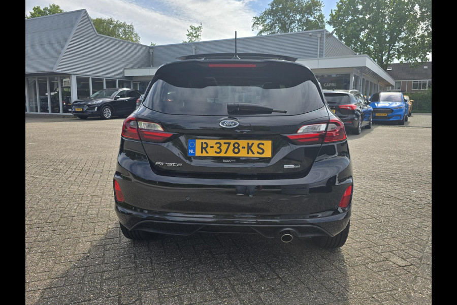 Ford Fiesta 1.0 EcoBoost Hybrid ST-Line X 125pk Trekhaak | Panorama dak / Open dak | Winterpack | Apple Carplay | Achteruitrijcamera