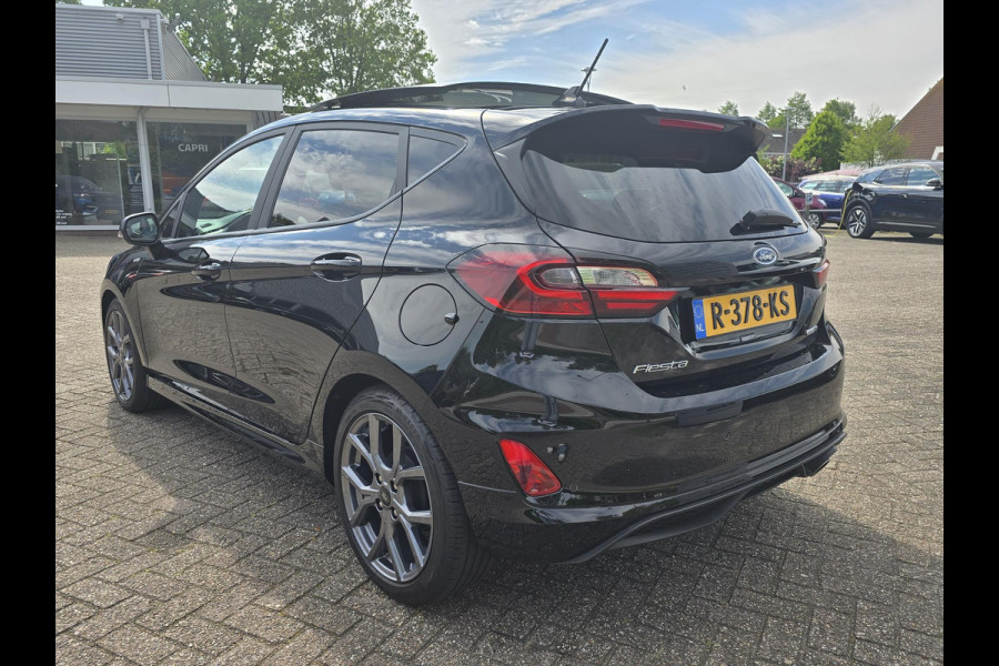 Ford Fiesta 1.0 EcoBoost Hybrid ST-Line X 125pk Trekhaak | Panorama dak / Open dak | Winterpack | Apple Carplay | Achteruitrijcamera