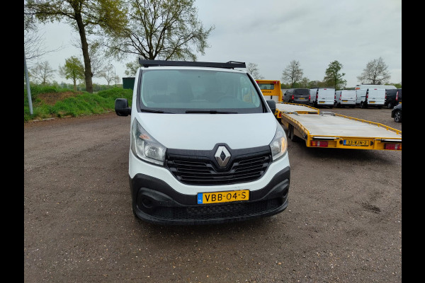 Renault Trafic CDTi L2 3-Pers Navi Airco Trekhaak Cruise Control MultiMedia Comfort Energy Pdc 1.6dCi T29 lengte 2 Imperiaal Betonplexvloer Wandbetimmering Schuifdeur 2.000kg Trekgewicht Euro 6