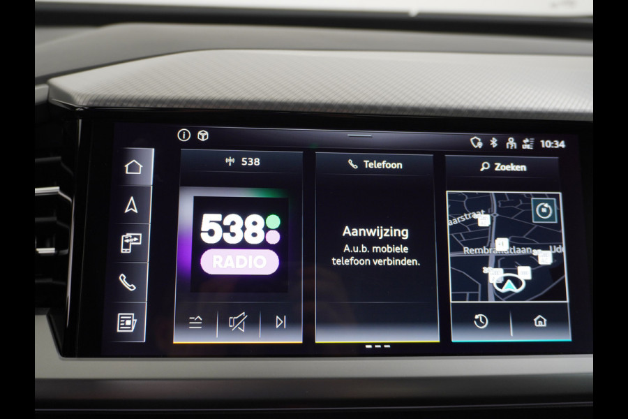 Audi Q4 Sportback e-tron 40 204pk 77kWh Adap.Cruise Sport-St. 20" Apple Carplay Android Camera Navi Matrix Led Elek.Achterklep Trekhaak Ecc Stoelverwarmi Audi sound system Assistentiepakketten-Parking/Tour/Plus 1e Eigenaar Origineel Nederlandse Auto 1.000kg trekvermogen € 63.000nieuw