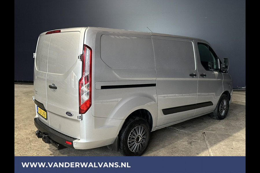 Ford Transit Custom 2.0 TDCI 131pk L1H1 Euro6 Airco | Camera | LED | Cruisecontrol | Apple Carplay Android Auto, 2500kg Trekhaak, Parkeersensoren, Stoelverwarming, Verwarmde voorruit, Bijrijdersbank