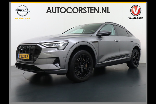 Audi e-tron Sportback 55 Quattro 408pk 95kWh Luchtvering Adaptive-Cruise Apple Carplay Android Trekhaak Elektr.Sport-Stoel+Leder/Alcantara+Verwarmd+Ge Keyless Audi sound system Lane-Assist Audi-smartphone-interface Rijstrooksensor Wifi Fase 3 Laden