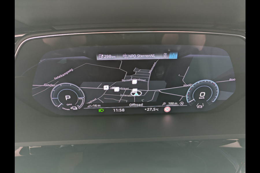Audi e-tron Sportback 55 Quattro 408pk 95kWh Luchtvering Adaptive-Cruise Apple Carplay Android Trekhaak Elektr.Sport-Stoel+Leder/Alcantara+Verwarmd+Ge Keyless Audi sound system Lane-Assist Audi-smartphone-interface Rijstrooksensor Wifi Fase 3 Laden