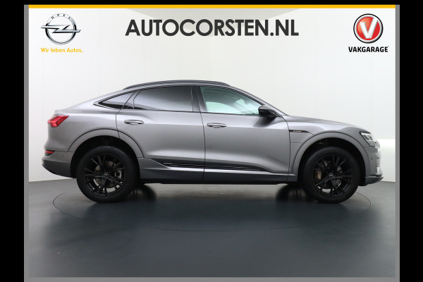 Audi e-tron Sportback 55 Quattro 408pk 95kWh Luchtvering Adaptive-Cruise Apple Carplay Android Trekhaak Elektr.Sport-Stoel+Leder/Alcantara+Verwarmd+Ge Keyless Audi sound system Lane-Assist Audi-smartphone-interface Rijstrooksensor Wifi Fase 3 Laden