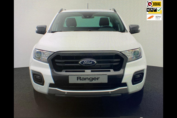 Ford Ranger 2.0 EcoBlue Wildtrak Supercab 213pk | AUTOMAAT | TREKHAAK | LEDER | CARPLAY | NAVI | CC | PDC | APK T/M 6-4-2026 | TOP