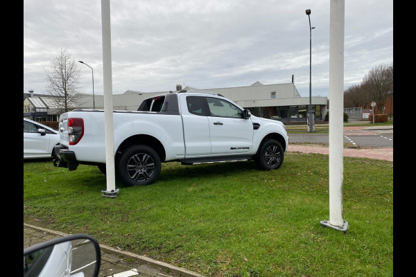 Ford Ranger 2.0 EcoBlue Wildtrak Supercab 213pk | AUTOMAAT | TREKHAAK | LEDER | CARPLAY | NAVI | CC | PDC | APK T/M 6-4-2026 | TOP