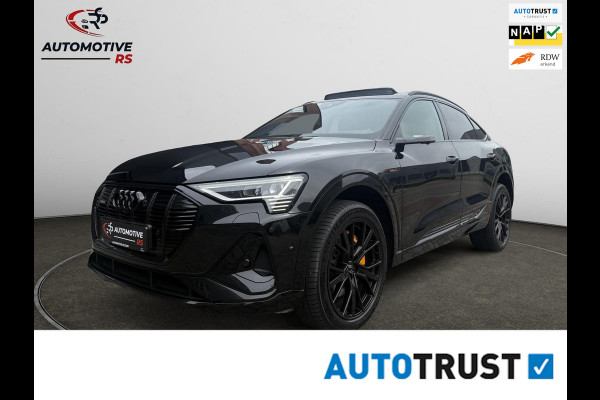 Audi E-tron Sportback Pano 55 quattro 408PK | 3x S-Line | Virtual Mirrors | Matrix LED | 21" | Zwart Optiek | BTW Auto