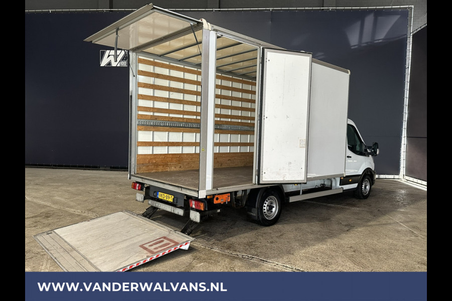 Ford Transit 2.0 TDCI 130pk Bakwagen 233cm Hoog Laadklep Zijdeur Euro6 Airco | LAT OM LAT Bijrijdersbank, 921kg laadvermogen