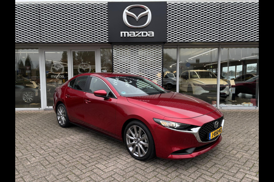 Mazda 3 2.0 e-SkyActiv-G M Hybrid 122 Comfort met Bose DEALERONDERHOUDEN | LEDEREN BEKLEDING | 18" LM-VELGEN | NL-AUTO |
