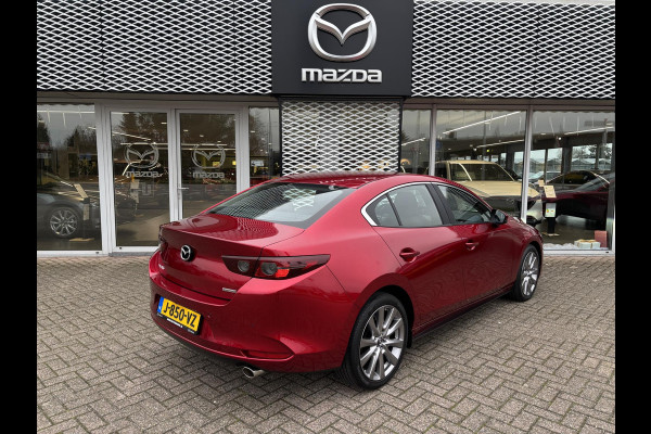 Mazda 3 2.0 e-SkyActiv-G M Hybrid 122 Comfort met Bose DEALERONDERHOUDEN | LEDEREN BEKLEDING | 18" LM-VELGEN | NL-AUTO |