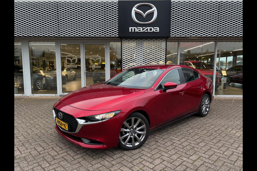 Mazda 3 2.0 e-SkyActiv-G M Hybrid 122 Comfort met Bose DEALERONDERHOUDEN | LEDEREN BEKLEDING | 18" LM-VELGEN | NL-AUTO |