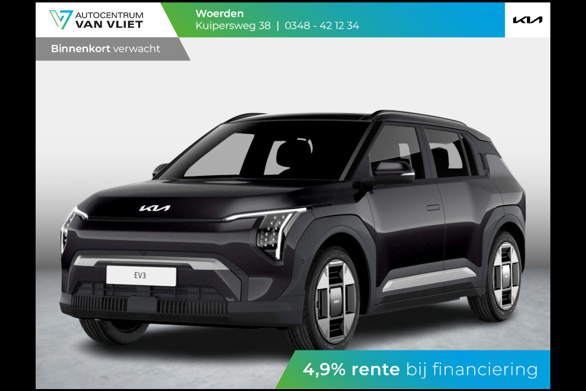 Kia EV3 Plus Advanced 81.4 kWh | Levering Juni | 600km Rijbereik | Navi | 19" | Adapt. Cruise | Clima | Schuif/Kanteldak | Stoel&Stuurverw. | Priv Glass | BSM | Harman Kardon | Private Lease € 616,- Actie ! Kia EV3 Plus Advanced 81.4 kWh | Levering Juni | 600km Rijbereik | Navi | 19" | Adapt. Cruise | Clima | Schuif/Kanteldak | Stoel&Stuurverw. | Priv Glass | BSM | Harman Kardon | Private Lease € 616,- Actie !