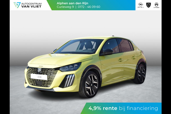 Peugeot e-208 EV GT 51 kWh UIT VOORRAAD LEVERBAAR | NAVIGATIE | CARPLAY | ACHTERUITRIJCAMERA MET SENSOREN | MASSAGESTOELEN | STOELVERWARMING |