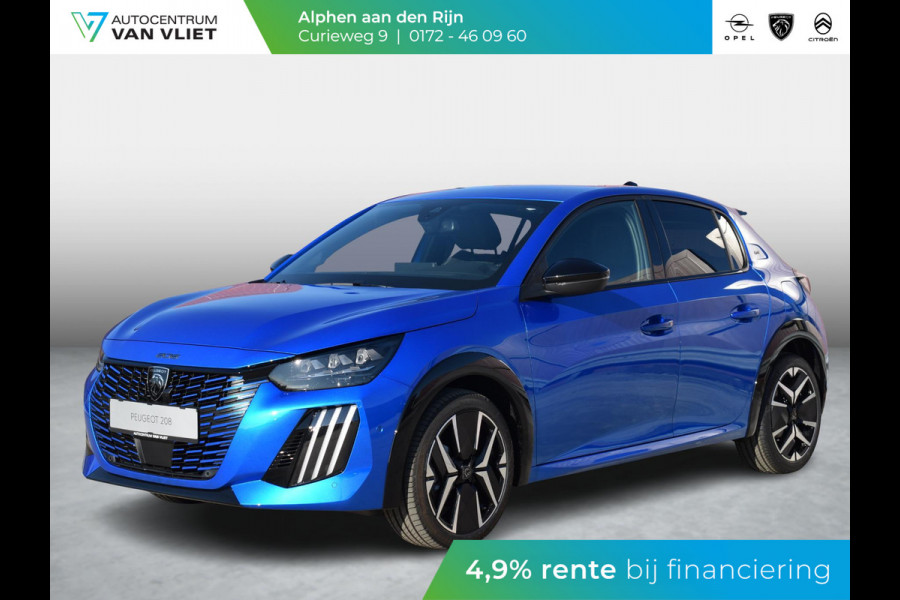 Peugeot 208 1.2 Hybrid 110 e-DCS6 GT ALCANTARA STOELBEKLEDING | ACHTERUITRIJCAMERA MET SENSOREN | NAVIGATIE | CARLAY | E.C.C. | UIT VOORRAAD LEVERBAAR