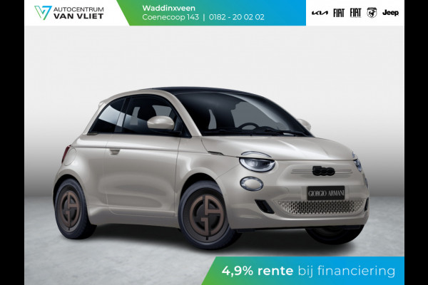 Fiat 500E Giorgio Armani Collector's Edition 42 kWh | Zeer Exclusief | Beperkte Oplage !