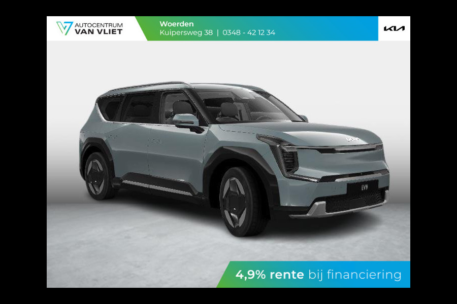 Kia EV9 Plus AWD 99.8 kWh | Snel leverbaar | Clima | Navi | 7-pers. | Adapt. Cruise | Stoel-/stuurverwarming | 360 camera