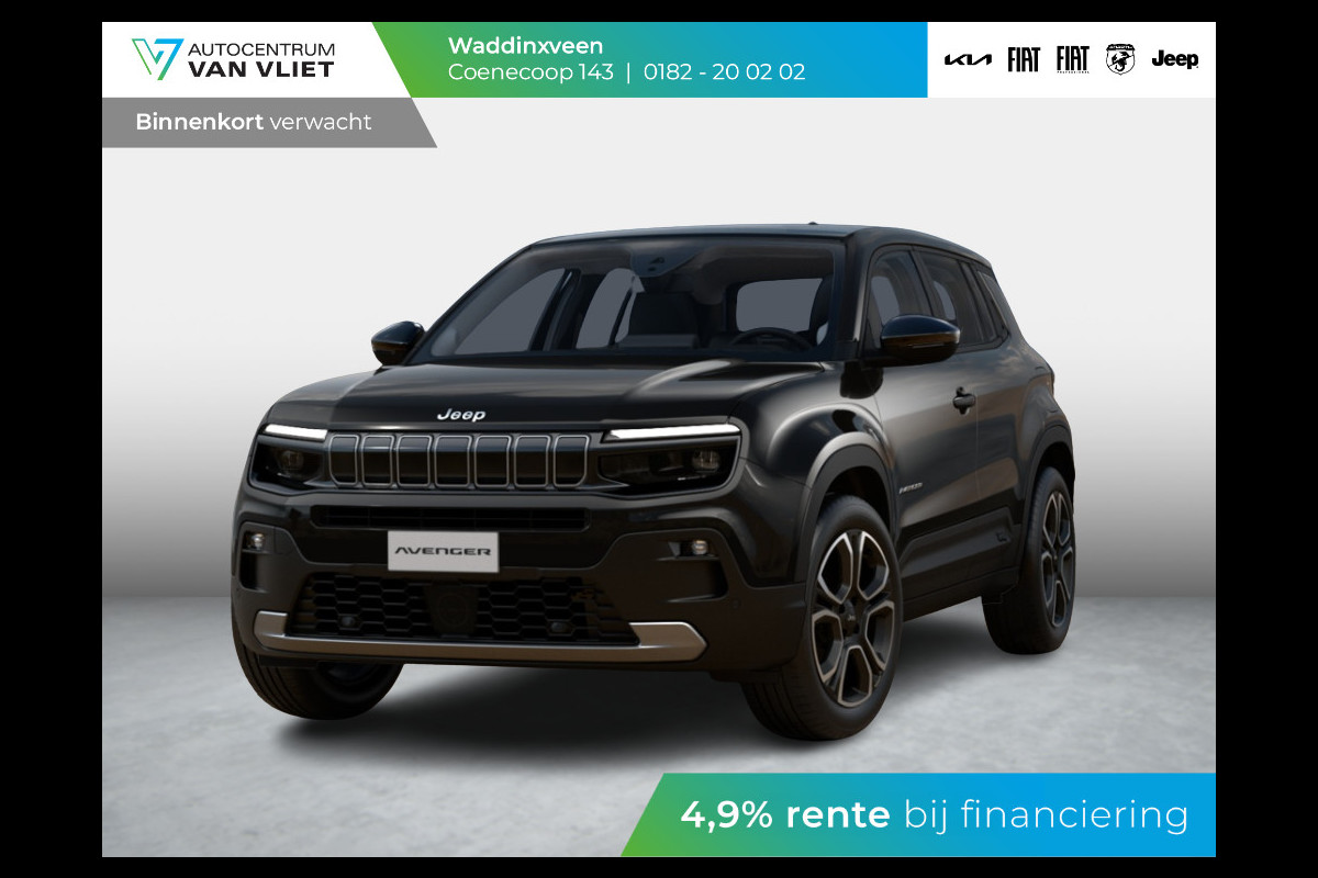 Jeep Avenger 1.2 e-Hybrid Summit | Winter Pack | Schuif/Kanteldak | Infotaiment&Convenience Pack Jeep Avenger 1.2 e-Hybrid Summit | Winter Pack | Schuif/Kanteldak | Infotaiment&Convenience Pack