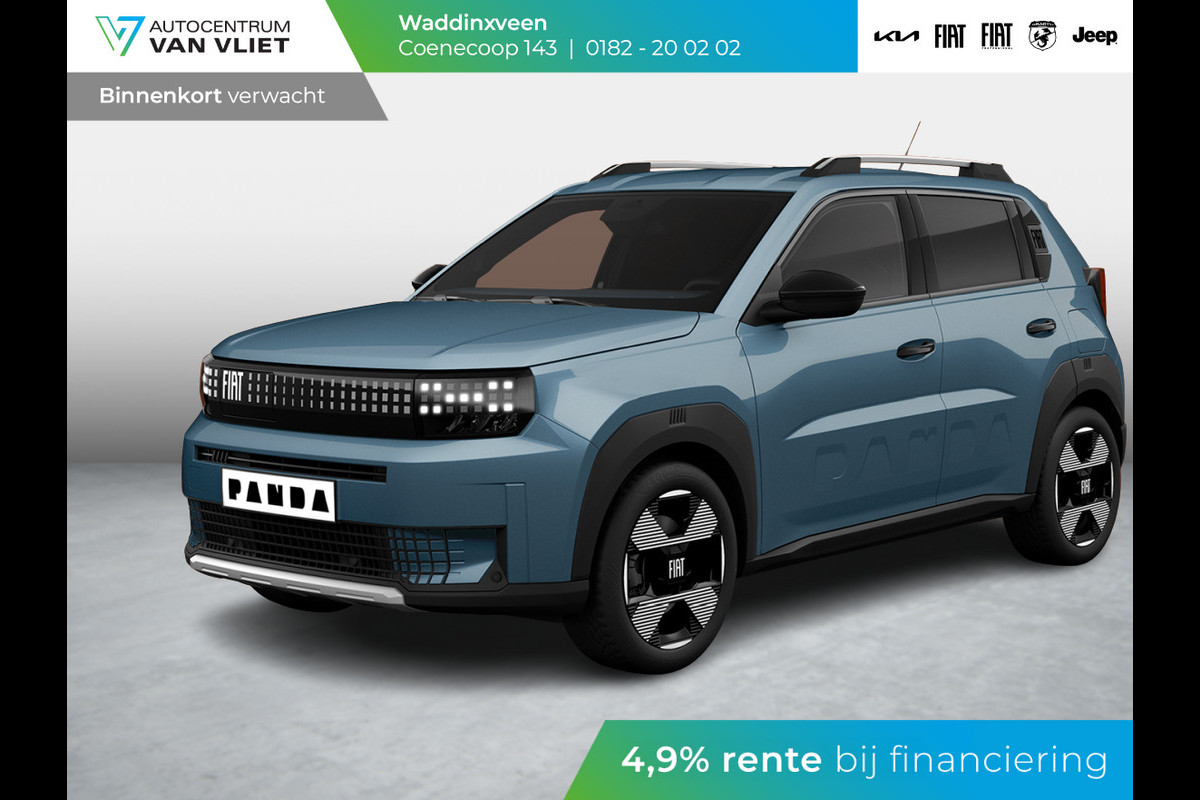 Fiat Grande Panda La Prima 44 kWh | Clima | Cruise | Camera | Apple Carplay | 17" | Navi | Winter Pack Fiat Grande Panda La Prima 44 kWh | Clima | Cruise | Camera | Apple Carplay | 17" | Navi | Winter Pack
