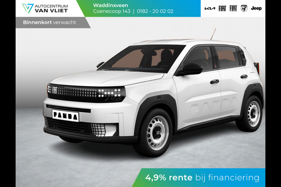 Fiat Grande Panda Red 44 kWh | Airco | Cruise | Apple Carplay | 16" | PDC | Private Lease € 374,-*