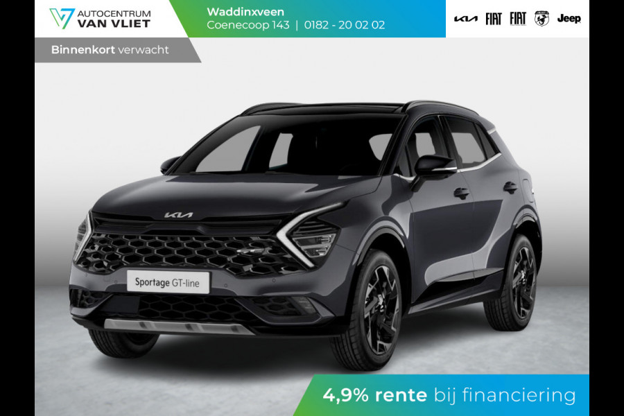 Kia Sportage 1.6 T-GDi Plug-in Hybrid AWD GT-PlusLine | Levering Juni | CarPlay | Stoelkoeling | Stoel-/stuurverwarming | Schuif-/kanteldak | PDC | LED | Navi | Camera | 19''