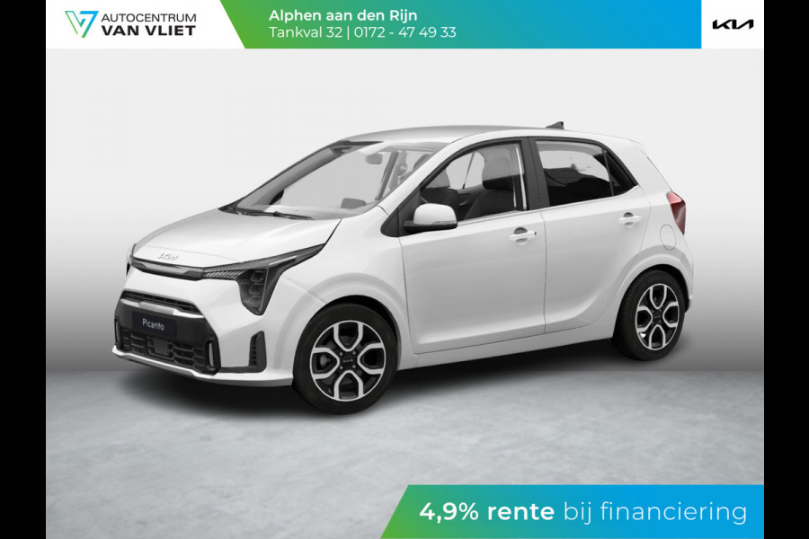 Kia Picanto 1.0 DPI ExecutiveLine | Snel leverbaar | Stoel en stuurverwarming| Keyless| Navigatie| LED
