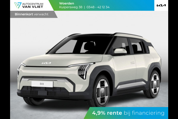 Kia EV3 Plus Advanced 81.4 kWh | Levering Juni | Navi | 19" | Adapt. Cruise | Clima | Schuif/Kanteldak | Stoel&Stuurverw. | Priv Glass | BSM | Harman Kardon