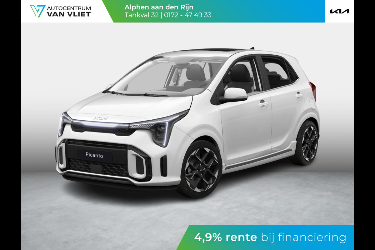 Kia Picanto 1.0 DPI GT-Line | Snel leverbaar | Schuifkanteldak| Dode hoek assistentie | stoel en stuurverwarming | Kia Picanto 1.0 DPI GT-Line | Snel leverbaar | Schuifkanteldak| Dode hoek assistentie | stoel en stuurverwarming |
